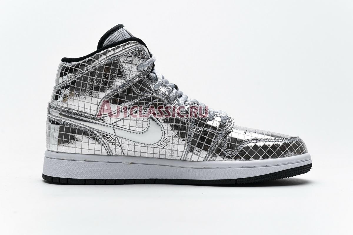 New Air Jordan 1 Mid "Disco Ball" CU9304-001 Shoes