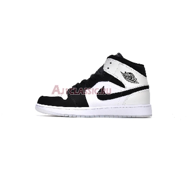 Air Jordan 1 Mid  SE Diamond DH6933-100 White/Black/Multi-Color Sneakers