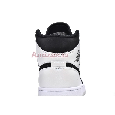 Air Jordan 1 Mid  SE Diamond DH6933-100 White/Black/Multi-Color Mens Womens Shoes