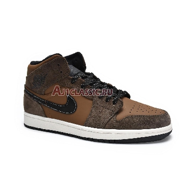 Air Jordan 1 Mid  SE Dark Chocolate DC7294-200 Dark Chocolate/Archaeo Brown/Black/Crimson Bliss Sneakers