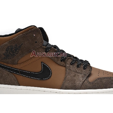 Air Jordan 1 Mid  SE Dark Chocolate DC7294-200 Dark Chocolate/Archaeo Brown/Black/Crimson Bliss Sneakers