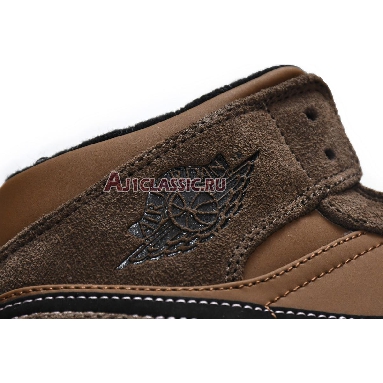 Air Jordan 1 Mid  SE Dark Chocolate DC7294-200 Dark Chocolate/Archaeo Brown/Black/Crimson Bliss Mens Womens Shoes