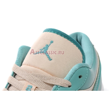 Air Jordan 1 Low Tropical Teal Sandy Beige DC0774-131 Tropical Teal/Sandy Beige Mens Womens Shoes