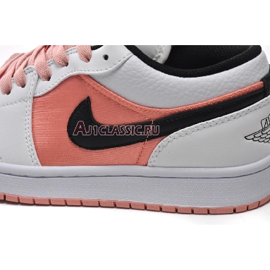 Air Jordan 1 Low GS Light Madder Root DM8960-801 Light Madder Root/White/Black Sneakers