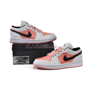 Air Jordan 1 Low GS Light Madder Root DM8960-801 Light Madder Root/White/Black Sneakers