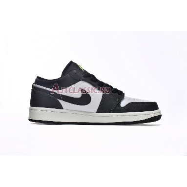 Air Jordan 1 Low SE Wear-Away - Electric Green DO8244-003 Black/Electric Green/White/Sail Mens Womens Shoes