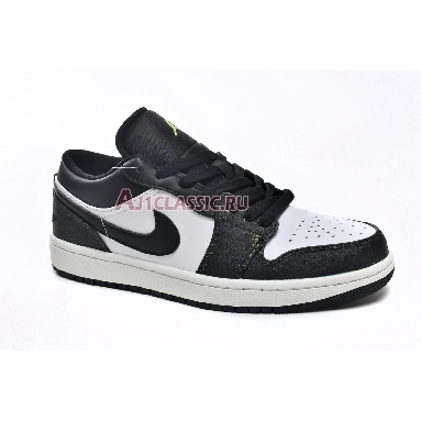 Air Jordan 1 Low SE Wear-Away - Electric Green DO8244-003 Black/Electric Green/White/Sail Mens Womens Shoes