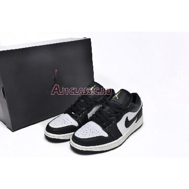 Air Jordan 1 Low SE Wear-Away - Electric Green DO8244-003 Black/Electric Green/White/Sail Mens Womens Shoes