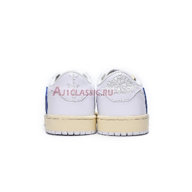 Travis Scott x Air Jordan 1 Low OG White Blue DM6839-186 White/Sail/Military Blue Mens Womens Shoes