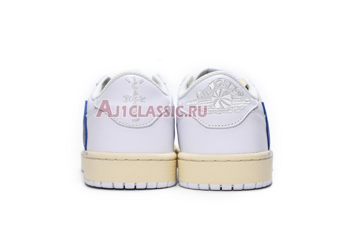 New Travis Scott x Air Jordan 1 Low OG "White Blue" DM6839-186 Shoes