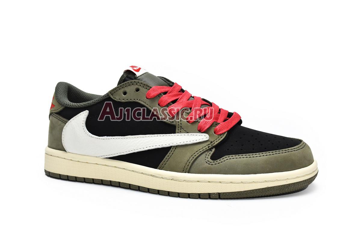 New Travis Scott x Air Jordan 1 Low OG "Olive Green" DM7866-196 Shoes