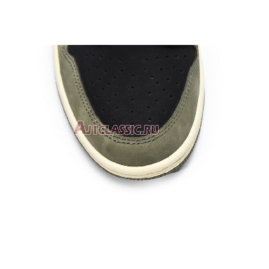 Travis Scott x Air Jordan 1 Low OG Olive Green DM7866-196 Olive Green/Black-White/Orange Mens Womens Shoes