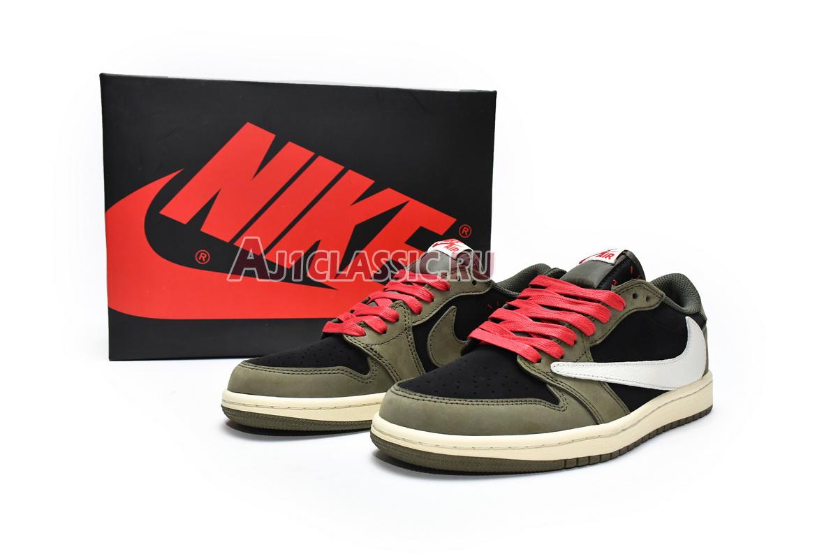 New Travis Scott x Air Jordan 1 Low OG "Olive Green" DM7866-196 Shoes