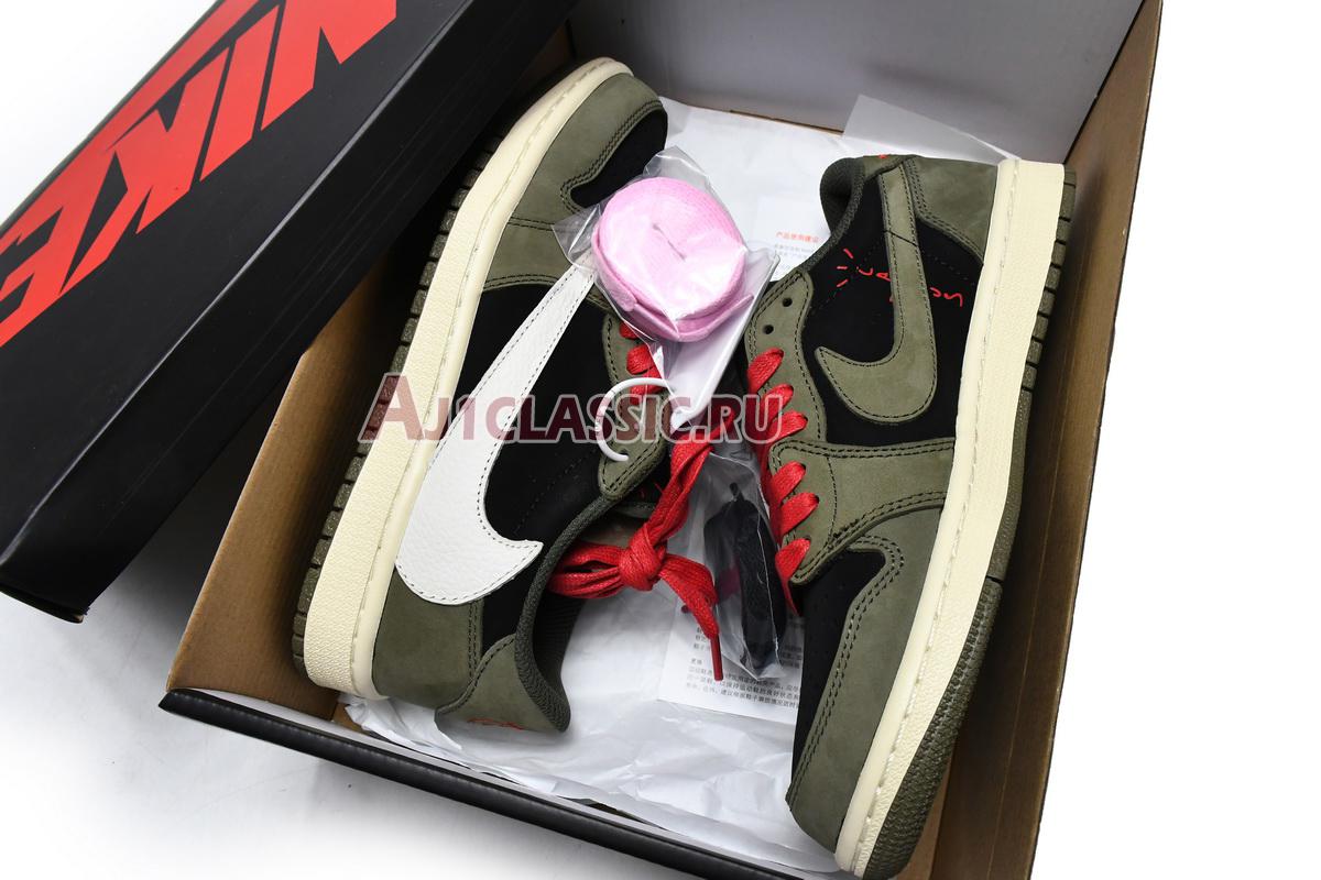 New Travis Scott x Air Jordan 1 Low OG "Olive Green" DM7866-196 Shoes