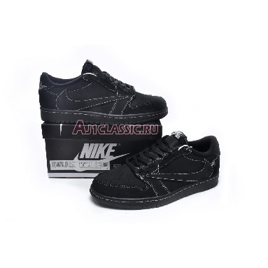 Travis Scott x Air Jordan 1 Low OG SP Black Phantom DM7866-001 Black/Phantom Mens Womens Shoes