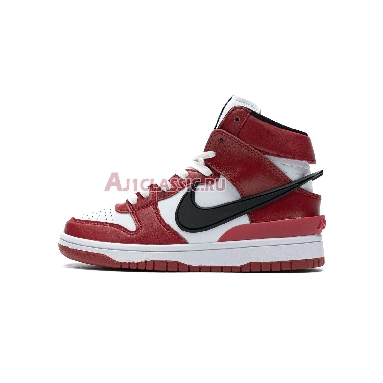 Ambush x Nike Dunk High Chicago CU7544-102 Varsity Red/White-Varsity Red-Black Mens Womens Shoes