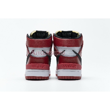 Ambush x Nike Dunk High Chicago CU7544-102 Varsity Red/White-Varsity Red-Black Mens Womens Shoes