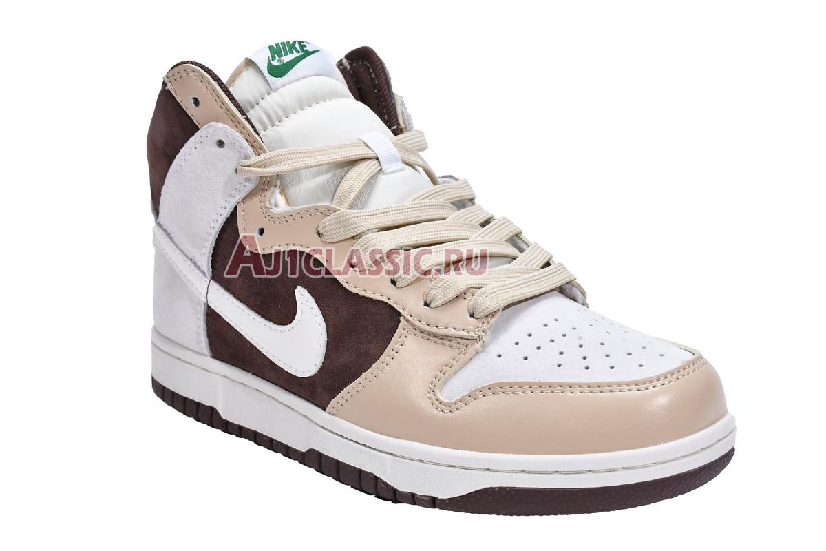 New Nike Dunk High "Light Chocolate" DH5348-100 Shoes