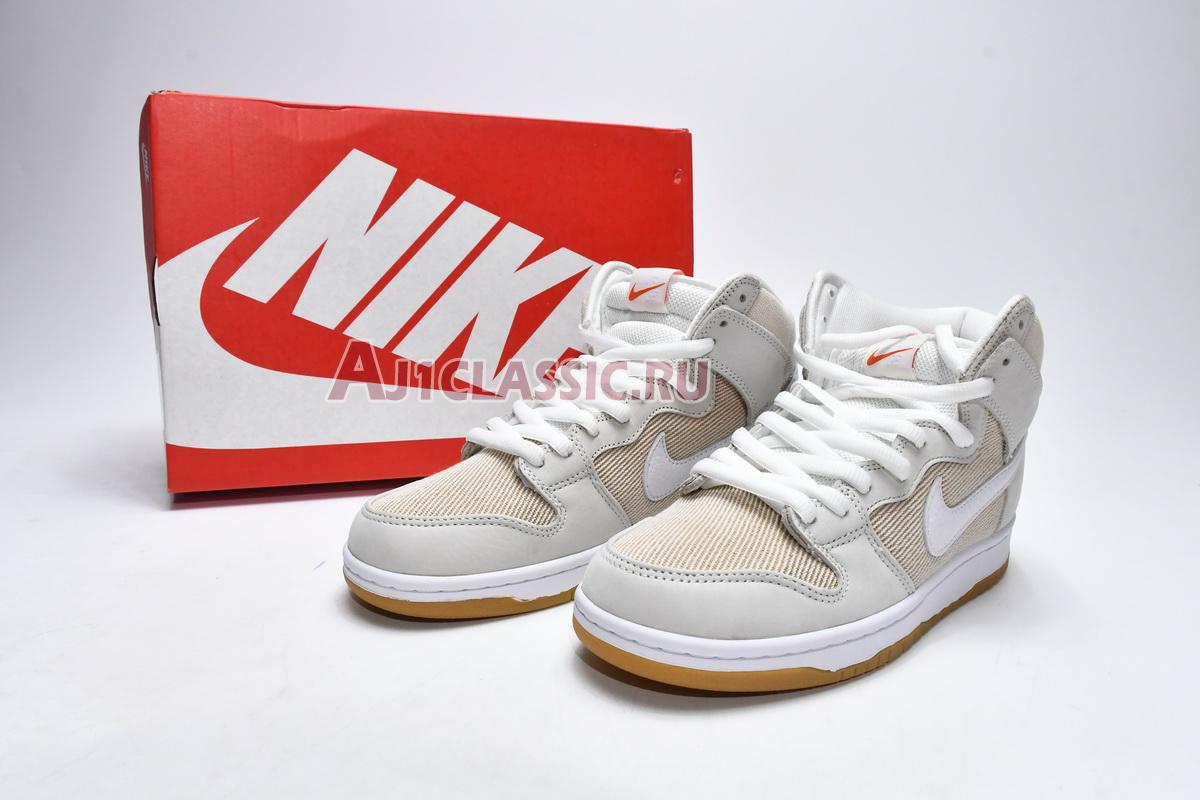 New Nike Dunk High Pro ISO SB "Unbleached Pack - Natural" DA9626-100 Shoes