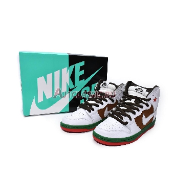 Nike Dunk High SB Cali 313171-201 Pecan/White Mens Womens Shoes