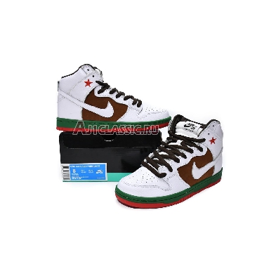 Nike Dunk High SB Cali 313171-201 Pecan/White Mens Womens Shoes