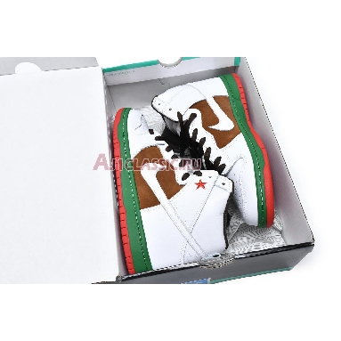 Nike Dunk High SB Cali 313171-201 Pecan/White Sneakers