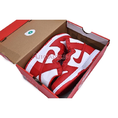 Nike Dunk High University Red DD1399-106 White/University Red Mens Womens Shoes