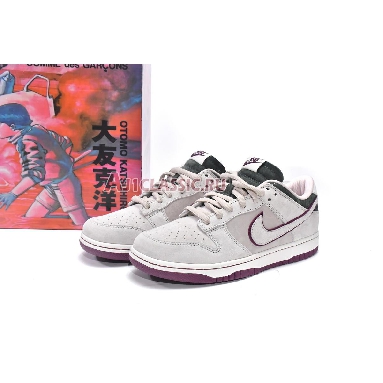 Otomo Katsuhiro x Nike SB Dunk Low Hummer LF0039-013 Grey/Green/Purple Mens Womens Shoes