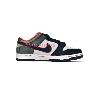 Otomo Katsuhiro x Nike SB Dunk Low Navy Green LF0039-004 Navy/Grey/Green/Red Mens Womens Shoes