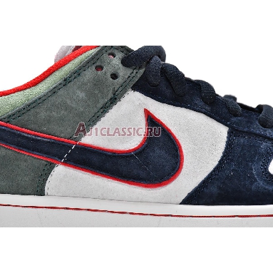 Otomo Katsuhiro x Nike SB Dunk Low Navy Green LF0039-004 Navy/Grey/Green/Red Mens Womens Shoes