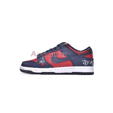 Supreme x Nike Dunk Low SB By Any Means - Red Navy DO7412-982 Red/Navy Mens Womens Shoes