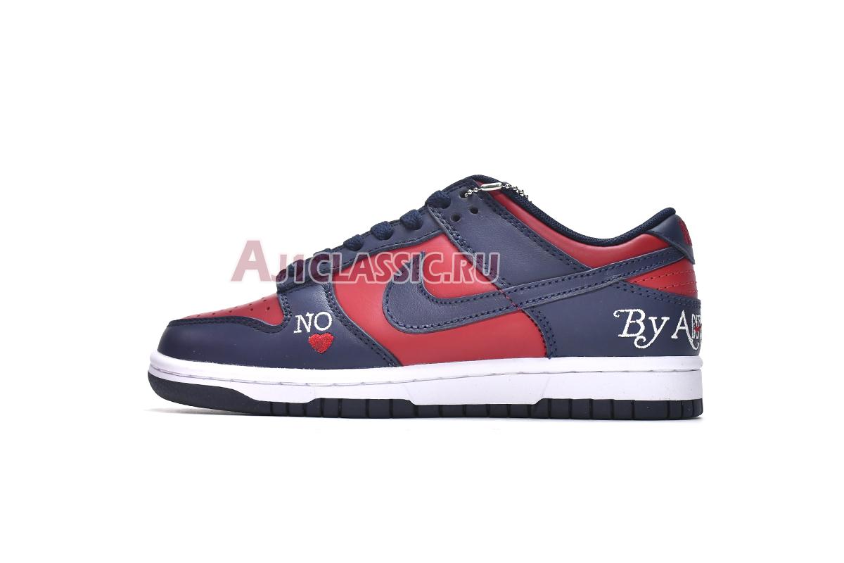 New Supreme x Nike Dunk Low SB "By Any Means - Red Navy" DO7412-982 Shoes