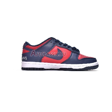 Supreme x Nike Dunk Low SB By Any Means - Red Navy DO7412-982 Red/Navy Mens Womens Shoes