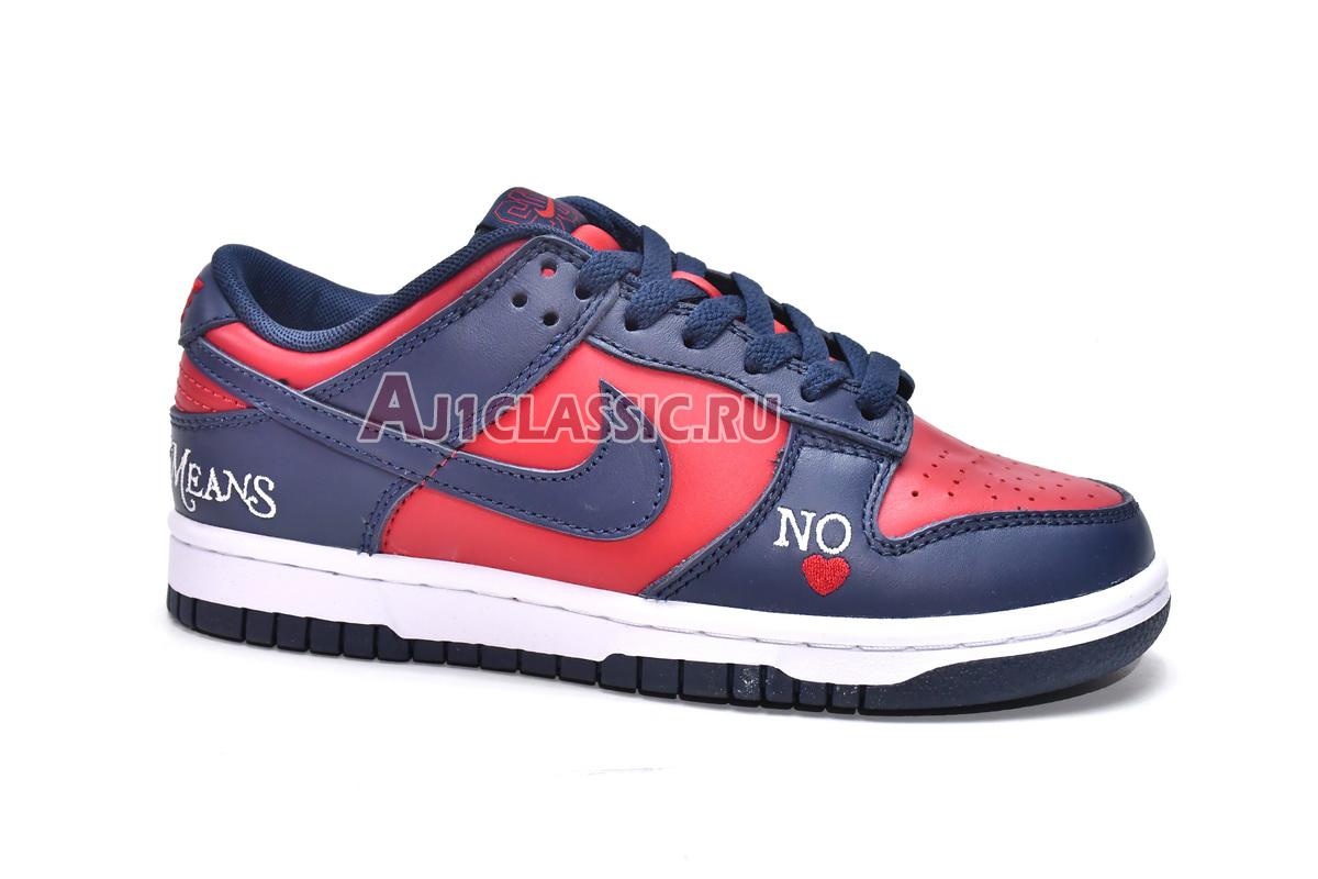 New Supreme x Nike Dunk Low SB "By Any Means - Red Navy" DO7412-982 Shoes