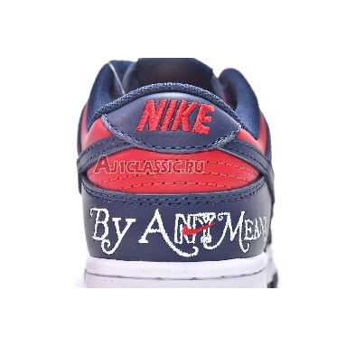 Supreme x Nike Dunk Low SB By Any Means - Red Navy DO7412-982 Red/Navy Mens Womens Shoes