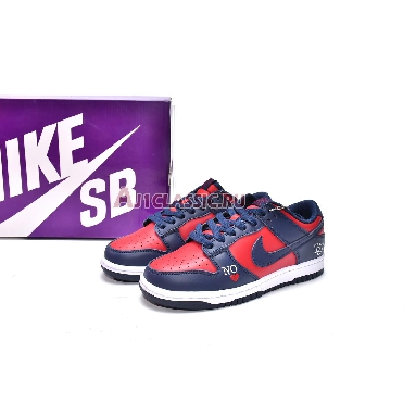 Supreme x Nike Dunk Low SB By Any Means - Red Navy DO7412-982 Red/Navy Mens Womens Shoes