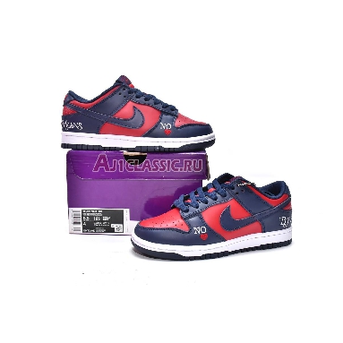 Supreme x Nike Dunk Low SB By Any Means - Red Navy DO7412-982 Red/Navy Mens Womens Shoes