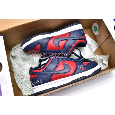 Supreme x Nike Dunk Low SB By Any Means - Red Navy DO7412-982 Red/Navy Mens Womens Shoes