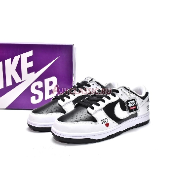 Supreme x Nike Dunk Low SB By Any Means - Stormtrooper DO7412-984 White/Black Mens Womens Shoes