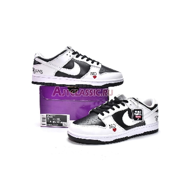 Supreme x Nike Dunk Low SB By Any Means - Stormtrooper DO7412-984 White/Black Mens Womens Shoes