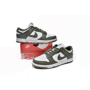 Nike Dunk Low Medium Olive DD1503-120 White/Medium Olive/White Mens Womens Shoes