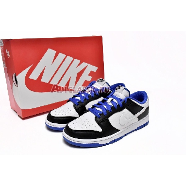 Nike Dunk Low White Black Game Royal FD9064-110 White/White-Black-Game Royal Mens Womens Shoes