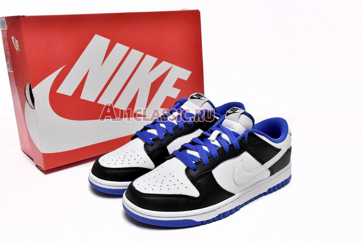 New Nike Dunk Low "White Black Game Royal" FD9064-110 Shoes