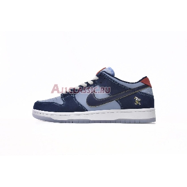 Why So Sad? x Nike Dunk Low SB The Predatory Bird DX5549-400 Coastal Blue/Speed Yellow/University Red Mens Womens Shoes