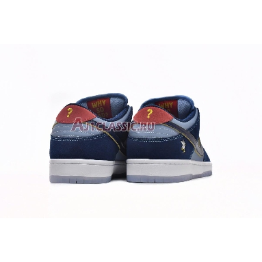 Why So Sad? x Nike Dunk Low SB The Predatory Bird DX5549-400 Coastal Blue/Speed Yellow/University Red Mens Womens Shoes