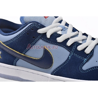 Why So Sad? x Nike Dunk Low SB The Predatory Bird DX5549-400 Coastal Blue/Speed Yellow/University Red Mens Womens Shoes