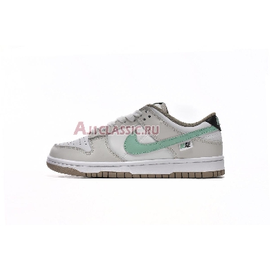 Nike Dunk Low GS Split DX6063-131 White/Tan/Mint/Milk Tea Mens Womens Shoes