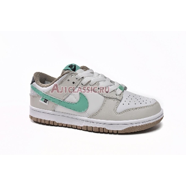 Nike Dunk Low GS Split DX6063-131 White/Tan/Mint/Milk Tea Mens Womens Shoes