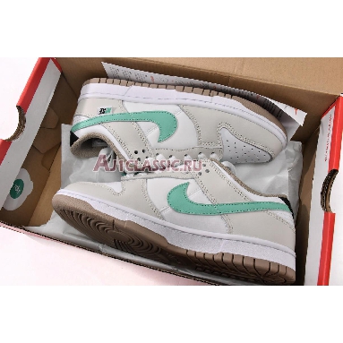 Nike Dunk Low GS Split DX6063-131 White/Tan/Mint/Milk Tea Mens Womens Shoes