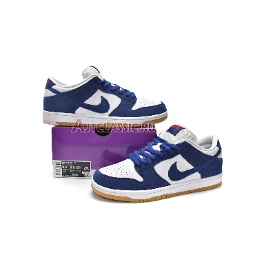 Nike Dunk Low SB Los Angeles Dodgers DO9395-400 Deep Royal Blue/White/Sport Red/Gum Light Brown Mens Womens Shoes